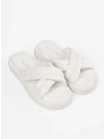 Trendy biele dámske ponožky na platforme Trendy biele dámske ponožky na platforme