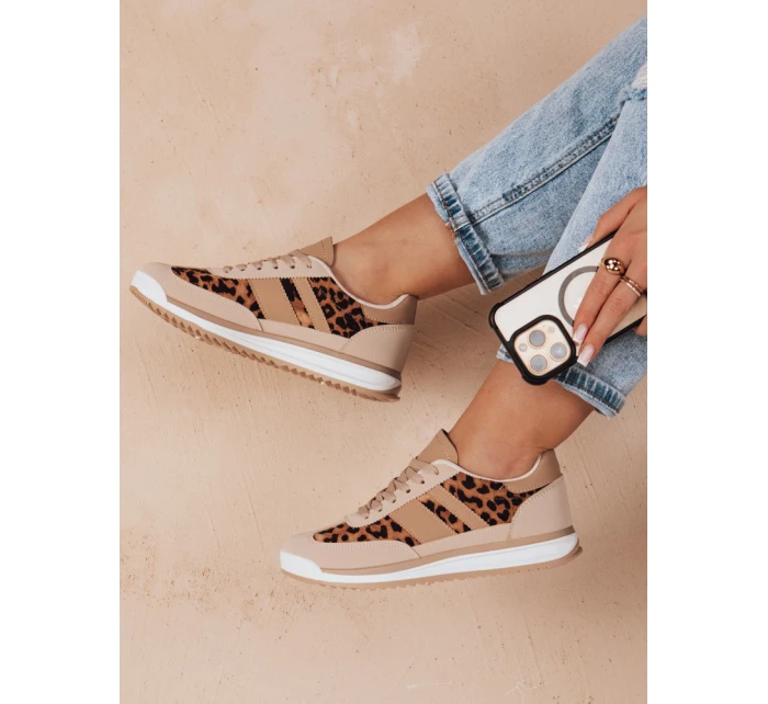 Dámské sportovní tenisky s leopardím vzorem Dstreet model 21985075 - FashionStreet