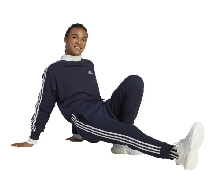 Nohavice adidas Essentials French Terry Tapered Cuff 3-Stripes M IC9406