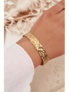 Dámský náramek ze nerezové oceli zlatý