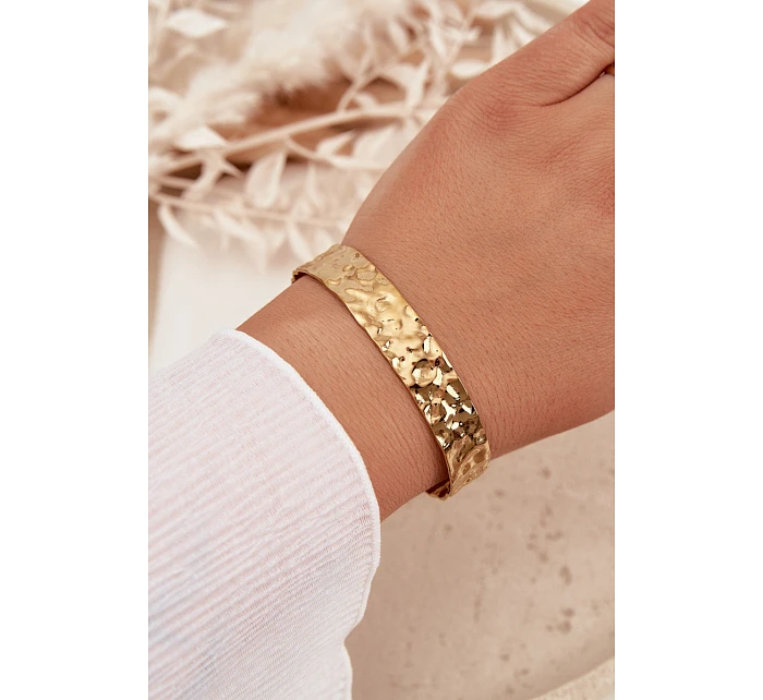 Dámský náramek ze nerezové oceli zlatý