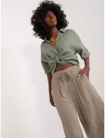 Spodnie model 20101079 khaki - FPrice Spodnie model 20101079 khaki - FPrice