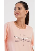 Dámske domáce šaty s krátkymi rukávmi Dragonfly