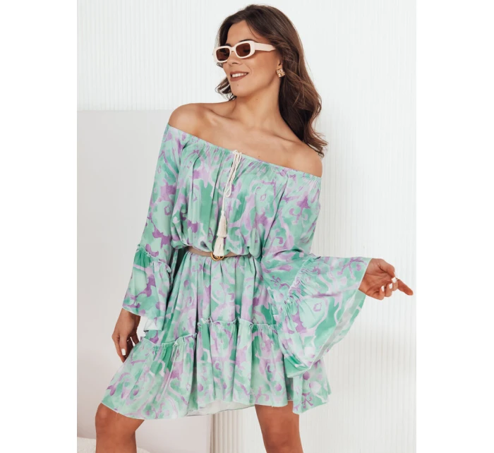 Španielske šaty FIONUALA zelené FashionStreet EY2483