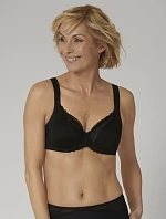 Dámska podprsenka Modern Lace+Cotton Bra W - BLACK black 0004 - TRIUMPH