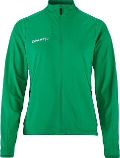 Craft Teamwear Evolve 2.0 Full Zip Jacket W Dámska tréningová bunda 82.4760 team green