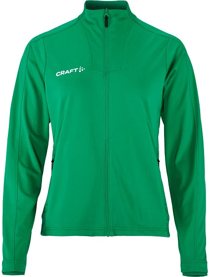 Craft Teamwear Evolve 2.0 Full Zip Jacket W Dámska tréningová bunda 82.4760 team green Craft Teamwear Evolve 2.0 Full Zip Jacket W Dámska tréningová bunda 82.4760 team green