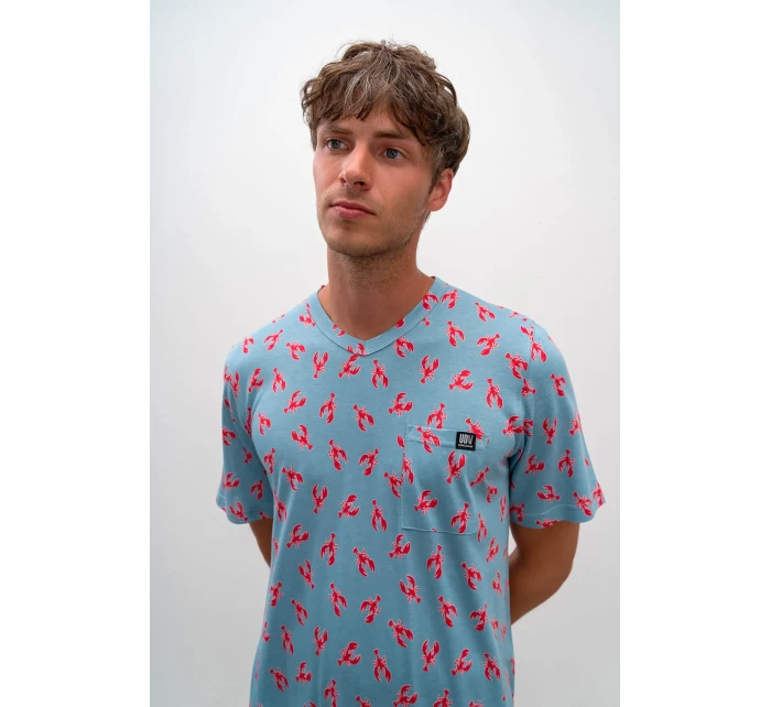 Pohodlná pánská noční košile model 17161924 - Vamp Pohodlná pánská noční košile model 17161924 - Vamp