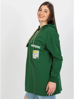 Mikina RV BL 8258.34 tmavo zelená