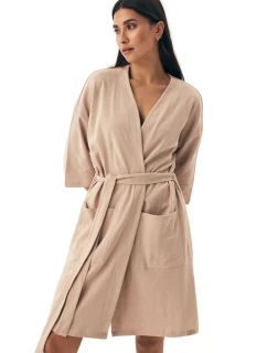 Dámský župan  béžový  model 21937837 - Henderson