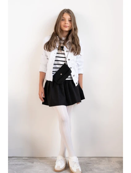 "Detské pančuchy s vypuklým geometrickým vzorom TRESSA JUNIOR DR2522"