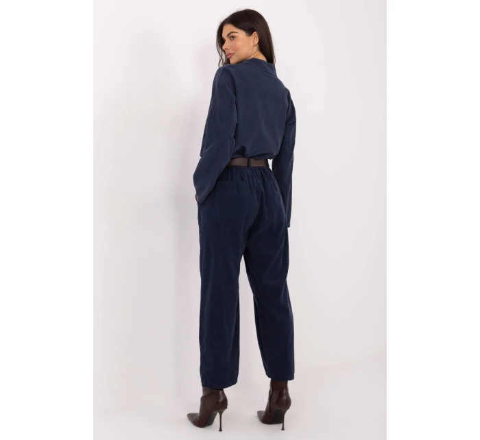 Šnúrové nohavice model 220818 Taliansko Moda