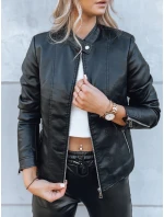 Dámská kožená bunda  černá Dstreet model 21971239 - FashionStreet