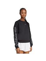Dámska mikina adidas Animal Print 3-Stripes French Terry Sweatshirt black JM1835