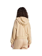 Dámská mikina s kapucí Essentials French Terry Quarter Zip beige model 21730224 - ADIDAS