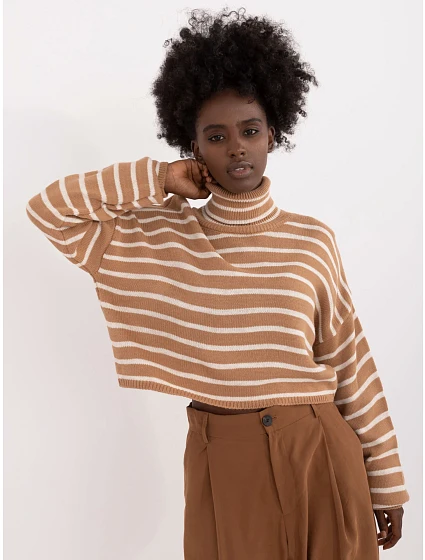 Sweter BA SW model 21055347 camelowy - FPrice