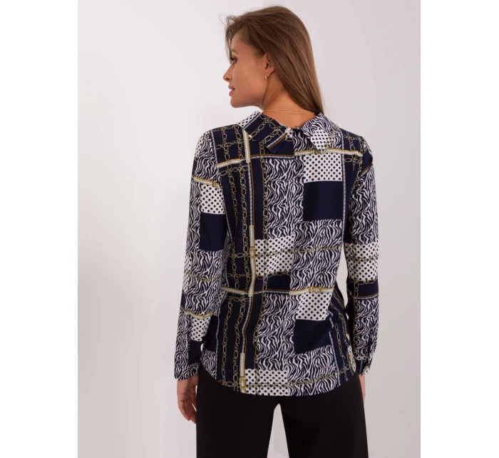 Koszula LK KS model 18848079 granatowy - FPrice Koszula LK KS model 18848079 granatowy - FPrice