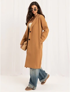 Płaszcz TW PL BI  camelowy model 22366179 - FPrice