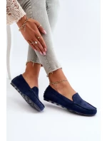 Dámske semišové mokasíny Navy Blue Ranica Dámske semišové mokasíny Navy Blue Ranica