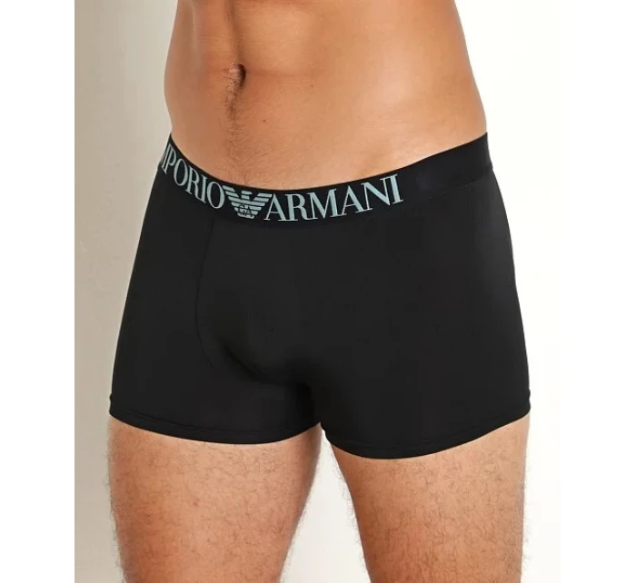 Pánske boxerky 111290 3F535 00020 čierne - Emporio Armani