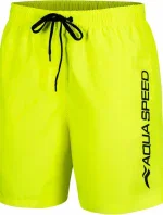 Pánske plavecké šortky OWEN žlto-čierne - AQUA SPEED