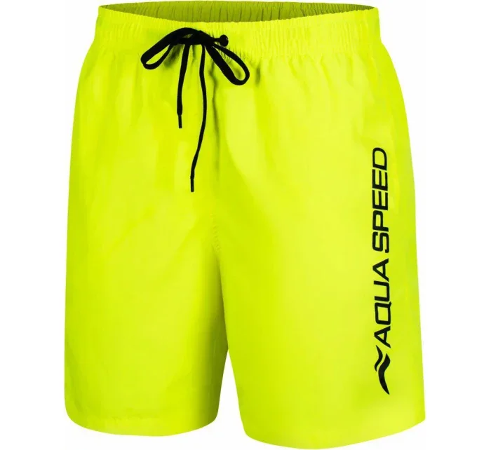 Pánske plavecké šortky OWEN žlto-čierne - AQUA SPEED
