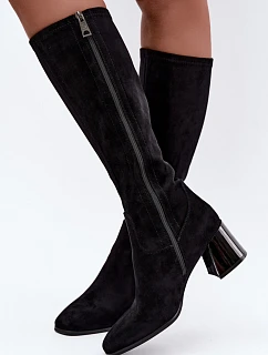 Čižmy na podpätku, model 231644 Step in style