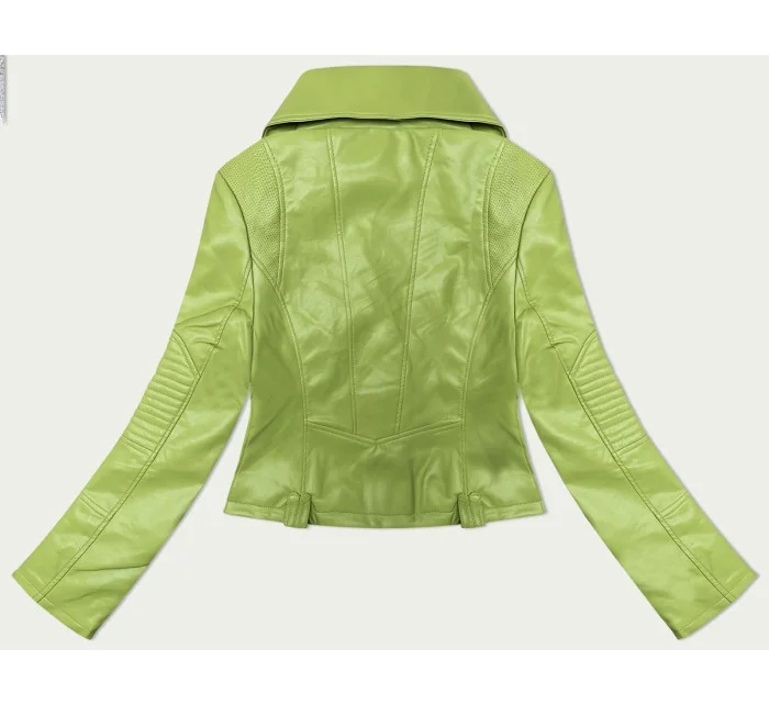 Pistáciová bunda J Style s asymetrickým zipsom (11Z8130) Pistáciová bunda J Style s asymetrickým zipsom (11Z8130)