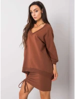 Blúzka RV BL 5676.09 tmavohnedá