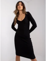 Šaty RV SK model 17035158 černá - FPrice Šaty RV SK model 17035158 černá - FPrice