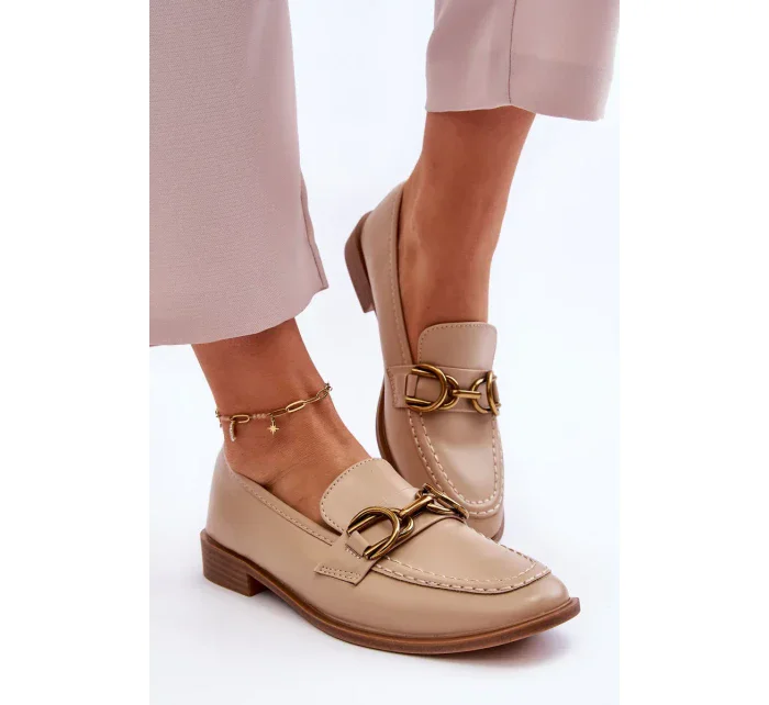 Klasické dámské mokasíny Béžové Lorien