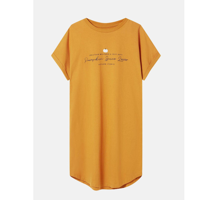 Dámska nočná košeľa 40934 Grind horčicová - Henderson Ladies
