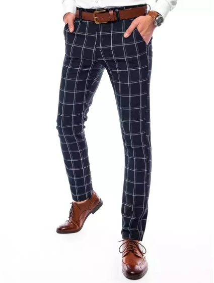 Pánské tmavě modré chinos kalhoty model 21964663 - Dstreet Pánské tmavě modré chinos kalhoty model 21964663 - Dstreet