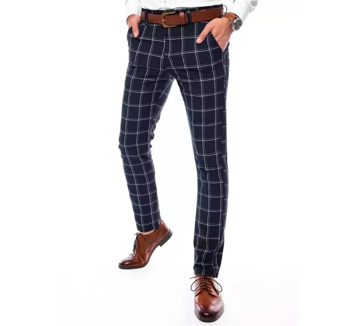 Pánské tmavě modré chinos kalhoty model 21964663 - Dstreet Pánské tmavě modré chinos kalhoty model 21964663 - Dstreet