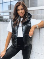 Dámská prošívaná vesta černá Dstreet model 21970327 - FashionStreet Dámská prošívaná vesta černá Dstreet model 21970327 - FashionStreet