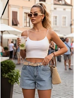 FashionStreet dámske modré džínsové šortky SY0505