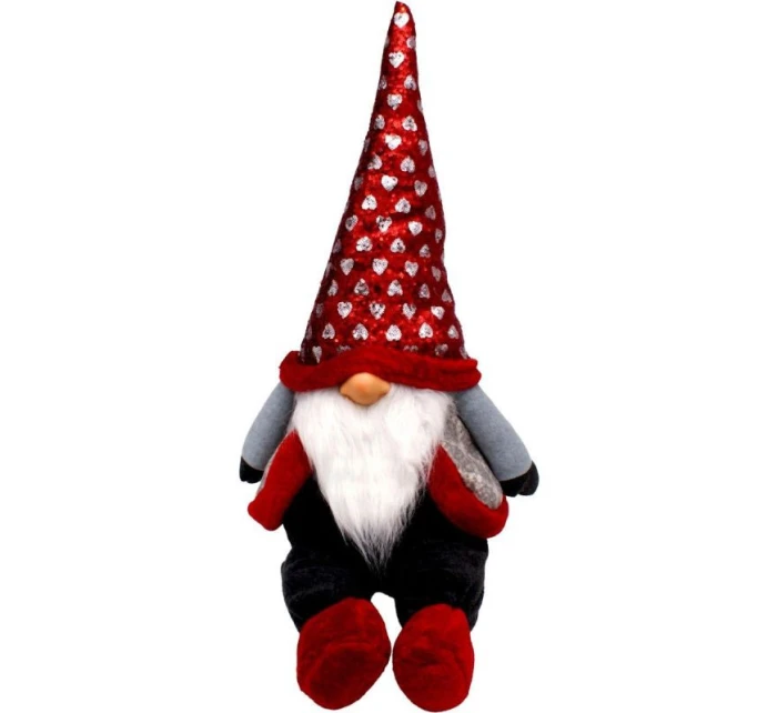 VIANOČNÝ TRPASLÍK SEDIACI 92CM