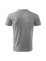 Tričko s výstřihem do V M model 18688476 tmavě šedý melanž - Malfini