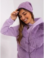 Czapka AT CZ model 18997426 jasny fioletowy - FPrice Czapka AT CZ model 18997426 jasny fioletowy - FPrice