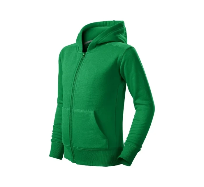 Trendy Zipper mikina dětská středně zelená Trendy Zipper mikina dětská středně zelená