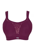Sportovní podprsenka model 22046478 34 D Bordó - Panache