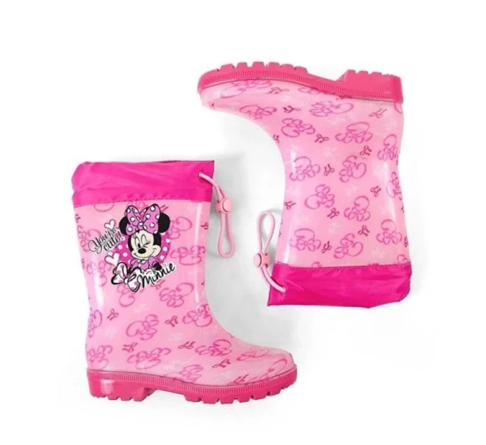 Perletti Minnie Mouse detské čižmy do dažďa pre dievčatá