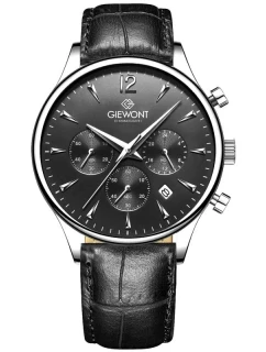 Pánské hodinky Chronograph Sapphire Black Silver model 21807549 - Giewont