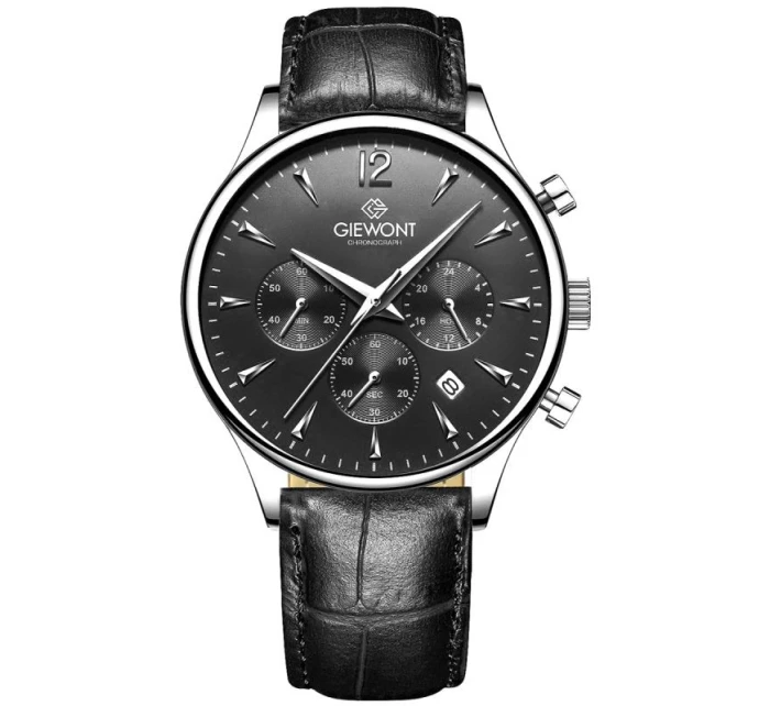 Pánské hodinky Chronograph Sapphire Black Silver model 21807549 - Giewont Pánské hodinky Chronograph Sapphire Black Silver model 21807549 - Giewont