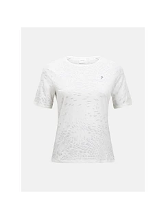 Dámské tričko PEAK PERFORMANCE W Discover T-Shirt, bílá barva