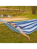 Zahradní síť pro 2 osoby Luxe XXL cm modrá model 21803927