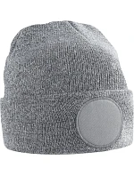 B 446 Čepice s nášivkou heather grey model 22481906 - Beechfield B 446 Čepice s nášivkou heather grey model 22481906 - Beechfield