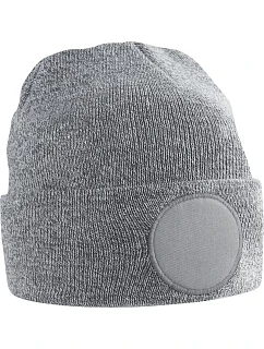 B 446 Čepice s nášivkou heather grey model 22481906 - Beechfield