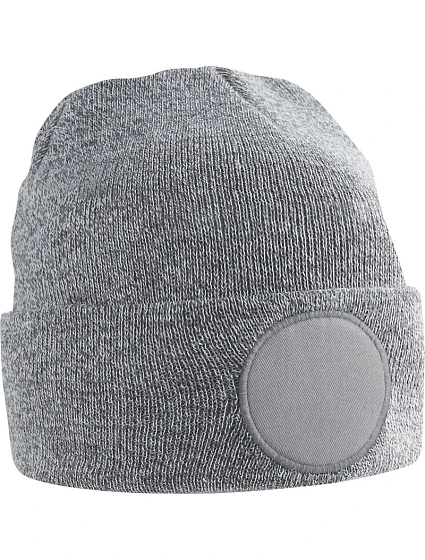 Beechfield B 446 Čiapka s kruhovou nášivkou 53.0446 heather grey Beechfield B 446 Čiapka s kruhovou nášivkou 53.0446 heather grey