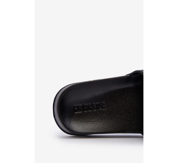 Klapki Męskie Big Star NN174649 Czarne
